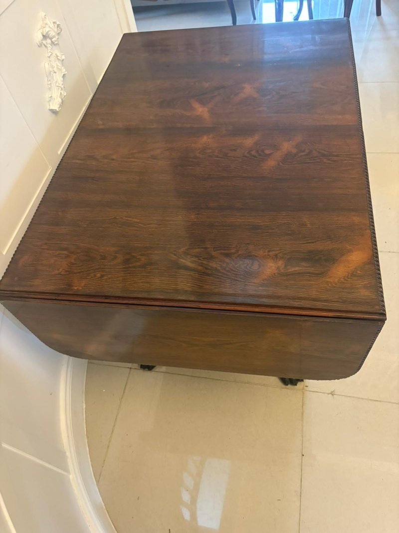 Superb Quality Antique Regency Rosewood Freestanding Sofa Table